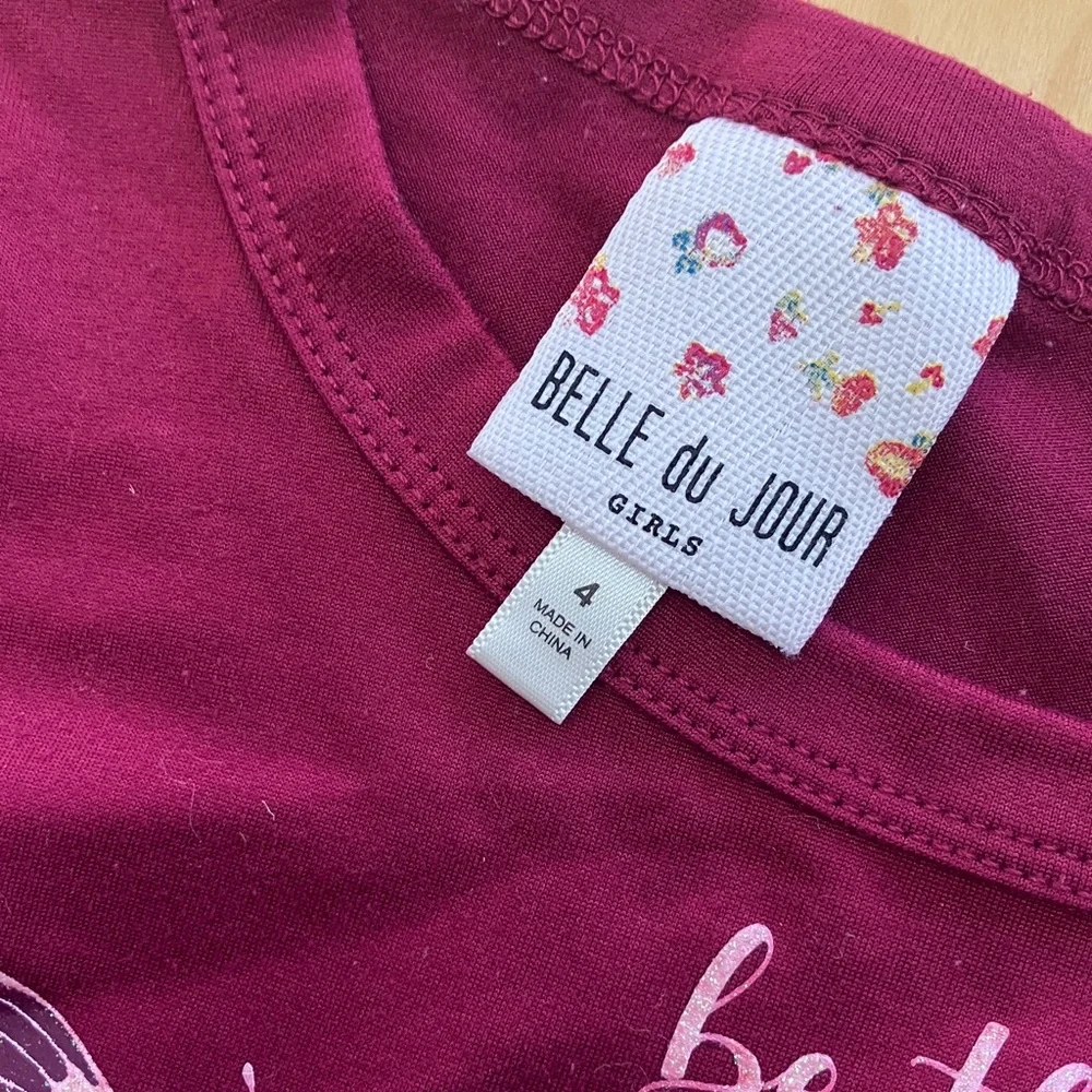 Butterfly‎ and Striped Kids Tops Set size 4 Carters and Belle du Jour